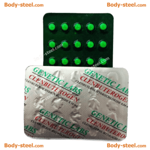 Clenbuterogen Genetic Labs 100 tab x 40 mg/tab