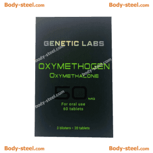 Genetic Labs Oxymethogen 60 tab x 50 mg/tab